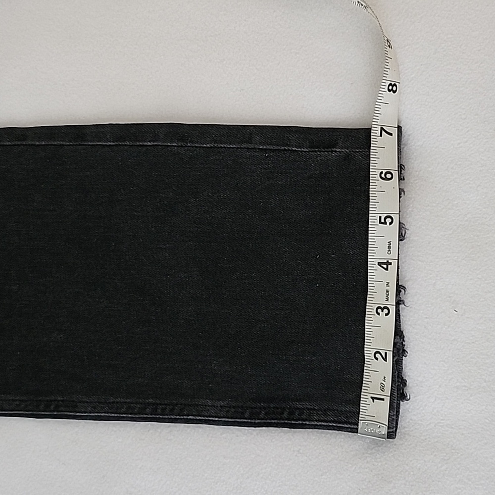 Agolde Riley Jeans High Rise Straight Crop Leg - Picture 15 of 16